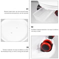 thumbnail image 3 of KAKOWELY Support de Pot de Fleurs 1 Pce Roue Universelle Support de Pot de Fleurs Plateau Mobile Base de Support de Pot de Fleurs 10.43"X10.43"X4.13 Pouces, 3 of 5