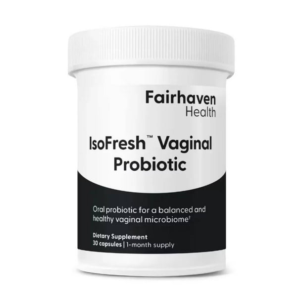 Fairhaven Health IsoFresh Probioticos Vaginales Equilibrio Intimo Femenino 30 Capsulas