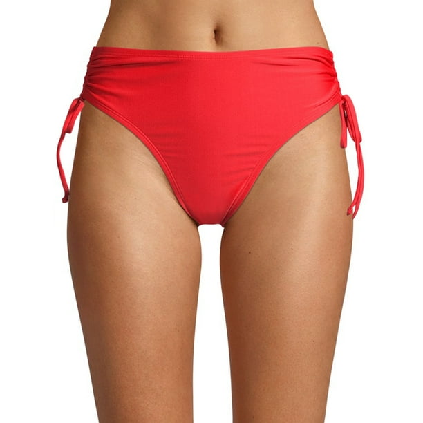 Time and Tru Women's Cinch Tie Bikini Swimsuit Bottom