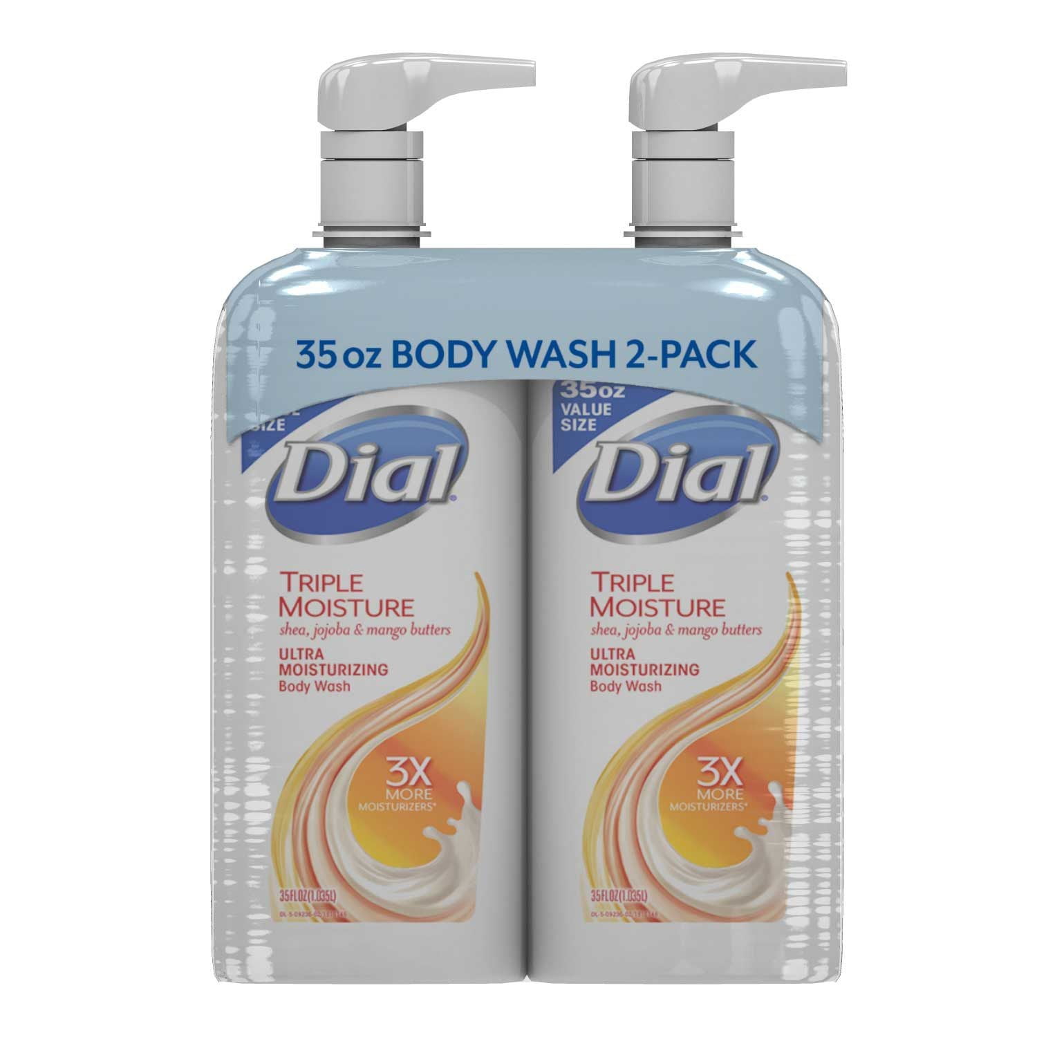 Dial Ultra Moisturizing Body Wash, 35 Fl Oz, 2 Ct