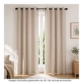 thumbnail image 4 of Cortinas Home Trends Diseño Cuadros Tipo Tejido Café, 4 of 4