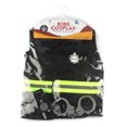 thumbnail image 4 of Disfraz de vestuario de la policía Accesorio de accesorios Experiencia profesional Disfraces de roles de rol de juego Infantil Simulación para niños Inevent FN001527-00, 4 of 7