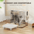 thumbnail image 7 of imerelez Large Cat Litter Box for Indoor Cats Kitty Litter Box,Tool-Free Assembly,Multi Cat Litter Box, 7 of 7