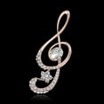 thumbnail image 2 of MAYUJIAA Fashion Rhinestone Musical Note Brooch Pin Scarf Clothes Buckle Decoration Accessory SS311-32879, 2 of 6