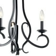thumbnail image 3 of Ania 3-Light Traditional Chandelier in Brushed Nickel, 3 of 7