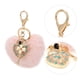 thumbnail image 5 of Llavero Con Forma De Corazón Esponjoso, Bola De Piel, Llavero, Bolso Rosa, Accesorio Decorativo Colgante, 5 of 7
