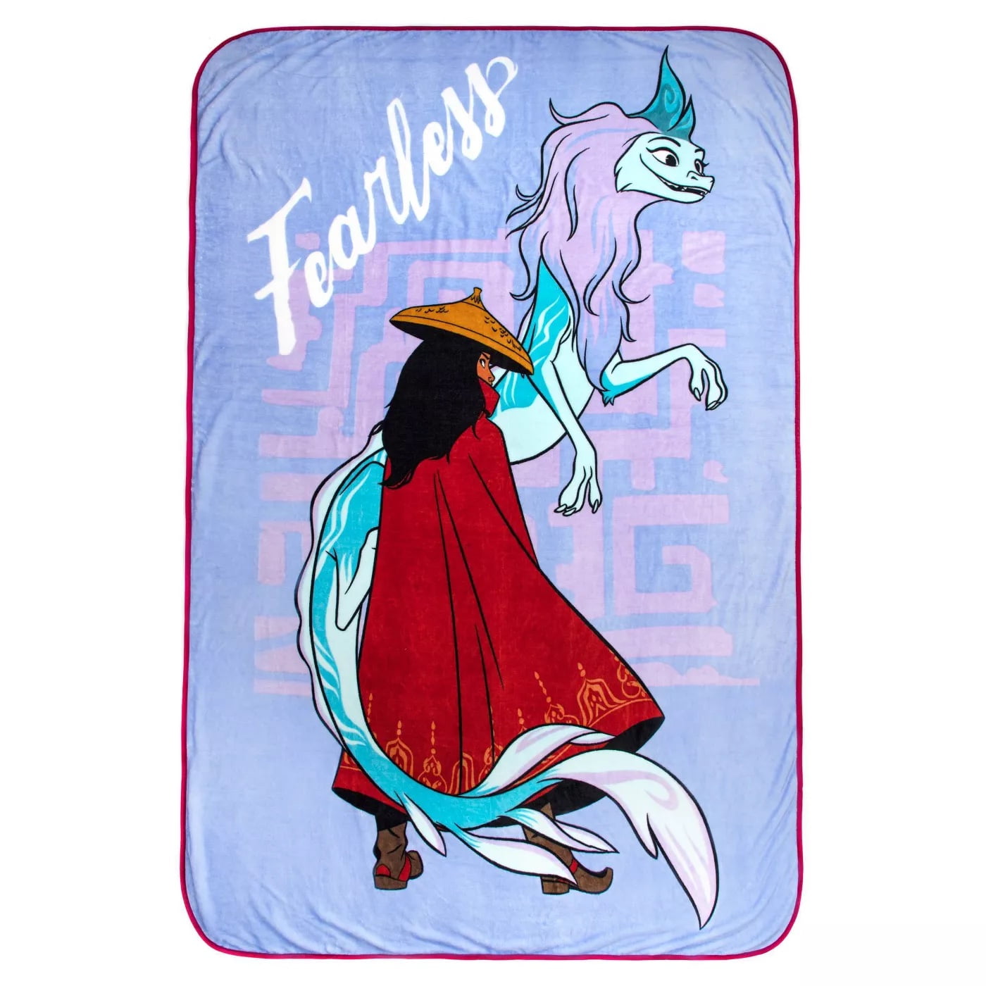 Disney Raya and the Last Dragon Blanket, 62in x 90in Plush Blanket
