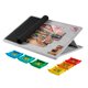thumbnail image 2 of Rompecabezas de mesa para mujeres y hombres, juego familiar práctico para fiestas en casa, 3 ángulos de inclinación, portátil. Gris claro, 2 of 9