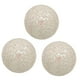 thumbnail image 2 of 3 bolas de mosaico de vidrio de 8 cm para centro de mesa, ideal para sala de estar o Navidad. Plata, 2 of 9
