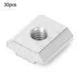 30pcs 30 Series T slot Nuts Set Aluminum Profile Threaded T Sliding Nut