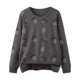 thumbnail image 2 of Blusas y camisas de manga larga con cuello redondo para verano y primavera, moda para niños pequeños, blusa lisa de manga larga con cuello redondo para mujer, blusa de poliéster para niños, 2 of 5