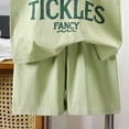 thumbnail image 4 of Kogui Toddler Boy Summer Outfits Sets Two-Piece Boys Clothes Short Sleeve T-Shirt Kids Teen Boys Summer Outfits 7T 8T (Light Green,7-8 Years), 4 of 4