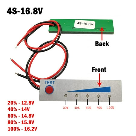 

BMS Lithium Battery Capacity Test Panel Display Indicator Board For ElectricTool