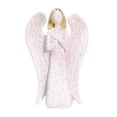 thumbnail image 2 of Resin Bead Kneeling Angel Statue, Home Decor Sculpture, Living Room TV Cabinet Altar Ornament, Spiritual Figurine, Meditation Gift, Shelf Desktop Display, Decorative Centerpiece for Housewarming, 2 of 7