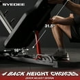 thumbnail image 5 of Syedee Adjustable Leg Press Machine with Calf Block, 2000LBS Capacity, Black, 230LBS Weight Plates, 5 of 7
