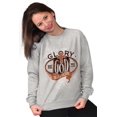 thumbnail image 4 of Glory Be To God Religious Faith Sweatshirt for Men or Women Brisco Brands S, 4 of 6