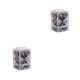 thumbnail image 4 of Inteprter Pack de 12 Bolas de Navidad Fiesta de Navidad Atmósferas Decoración Vacaciones Prop Adornos Interiores Hotel Ventana Plástico 4cm Gris 2piezas, 4 of 6