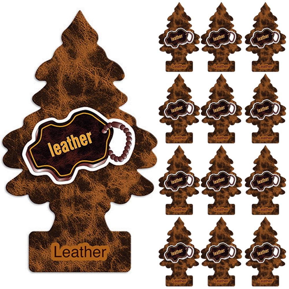 12 Little Trees Leather Scent Car Air Freshener Car Auto