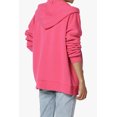 thumbnail image 4 of TheMoogan Women's Essential Full Zip Cotton Fleece Hoodie Sweatshirt Relaxed Track Jacket, 4 of 7
