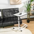 thumbnail image 3 of Gymax Table de Chevet Universelle avec Roues Réglables Inclinable pour Ordinateur Portable Hôpital, 3 of 10