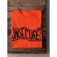 thumbnail image 3 of Insecure Slanted Slogan T-Shirt Men -Image by Shutterstock, Male 5X-Large, 3 of 4