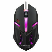 XZNGL Gaming Pc Mouse for Laptop Wired Gaming Mouse S1 7 Colors Mice Ergonomics Wired Gamer Mouse Flank Cable Laptop Pc Gaming Mouse