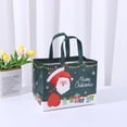 thumbnail image 4 of Bolsas de mano de Feliz Navidad, paquete de regalo, mango de tela, Papá Noel, decoración del hogar, favores de fiesta hechos a mano para niños, suministros de Año Nuevo, 4 of 4