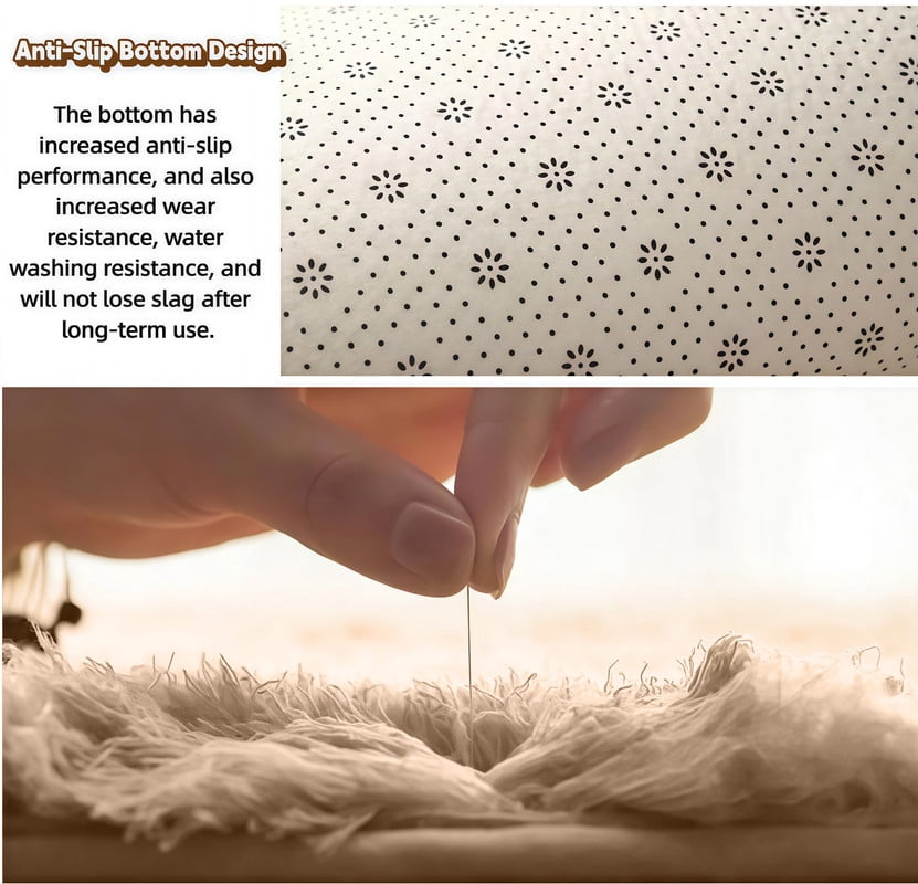 Muddy Cat Rug,Super Absorbent Doormat for Paws - Non Slip Arctic velvet Entryway Rug, Indoor Outdoor Machine Washable Pet Cleaner Mat, Quick Dry Microfiber Rug for Mucky Paws,Beige,39"X31".