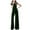 Green, variant on aidice Dressy Jumpsuits for Women Office Off-Shoulder Slim Fitting Comfy Solid Color Work Flare Leggings Rompers