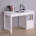 thumbnail image 2 of Pemberly Row Bureau en Bois Massif Blanc, 2 of 2