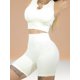 thumbnail image 3 of Conjunto Deportivo de Mujer MALABIS Short y Top CONJ-052-2 Blanco Hueso con Copas, 3 of 5