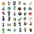 thumbnail image 2 of Calcomanías de pegatinas de Minecraft, paquete de 100 pegatinas divertidas con tema de videojuego para amantes de Minecraft, el mejor regalo, 2 of 5
