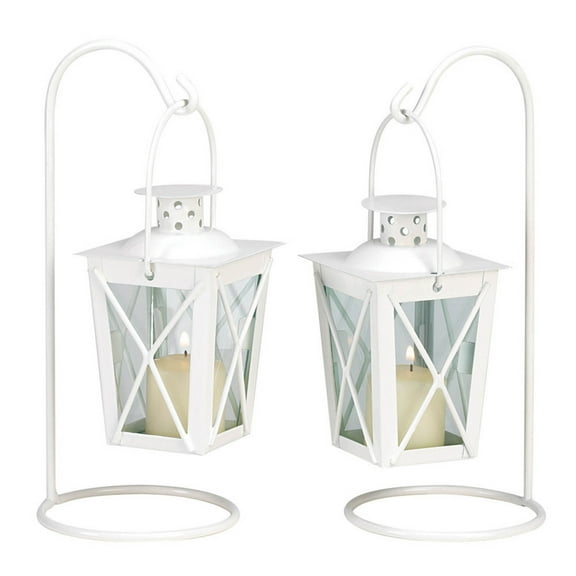 Gallery Of Light White Railroad Candle Lanterns
