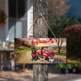 thumbnail image 3 of Be My Valentine's Newfoundland Truck Full of Love Flower Balloon Landscape Wood Sign Newfie Dog Lover Gifts Hanging Wall Home Decor - 02029, 3 of 5