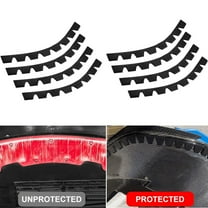 8PCS Universal Car Bumper Guard Anti-Scratch Kit Scrape Protector Skid Plate DIY