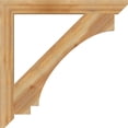 thumbnail image 3 of Ekena Millwork 4"W x 38"D x 38"H Imperial Slat Rough Sawn Bracket, Western Red Cedar, 3 of 4