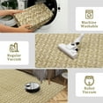 thumbnail image 5 of 8x10 Dining Area Rug Machine Washable Easy-Clean Modern Camel Non-Slip Low Pile Stain-Resistant High Traffic Contemporary Boho Office, 5 of 9