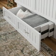 thumbnail image 6 of AFI Sydney Queen Murphy Bed Chest with 6" Mattress, Storage, & Built-in Charger, White, 6 of 21