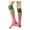 Elf, variant on 2 Pair Women’s Holiday Christmas Knee High Socks – Size 9-11 – Festive Winter Novelty Gift Socks – Soft & Warm Xmas Socks