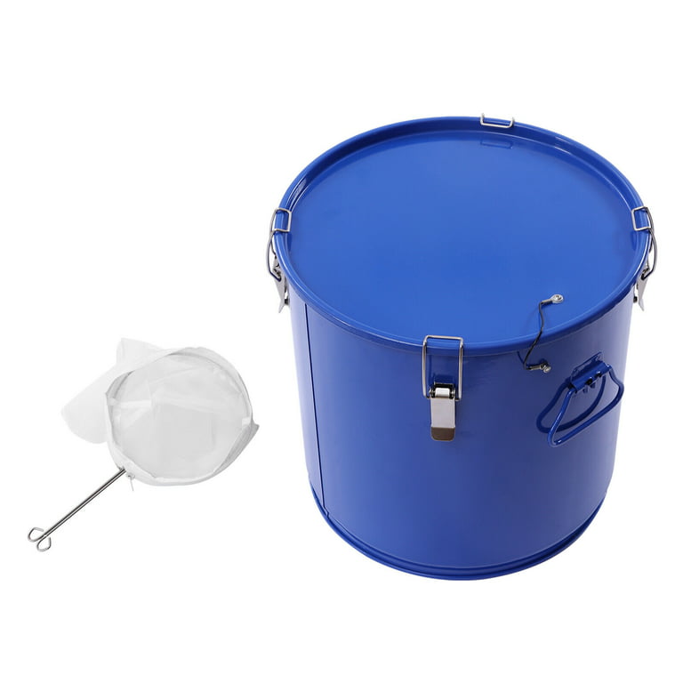 VEVOR Fryer Grease Bucket Oil Disposal Caddy 6 Gal Oil Bucket w/ Lid&filter Bag