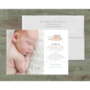 Precious Blooms Deluxe Baby Announcement