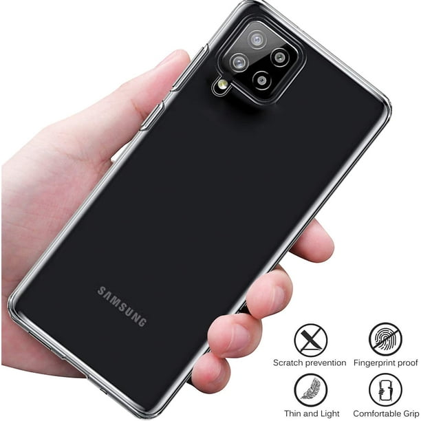 Étui de téléphone pour Galaxy A51 4G de Samsung avec protecteur d'écran en verre  trempé et porte-carte mince