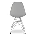 thumbnail image 5 of Aron Living Tower 17" Plastic and Chrome Steel Dining Chairs in Gray (Set of 2), 5 of 6