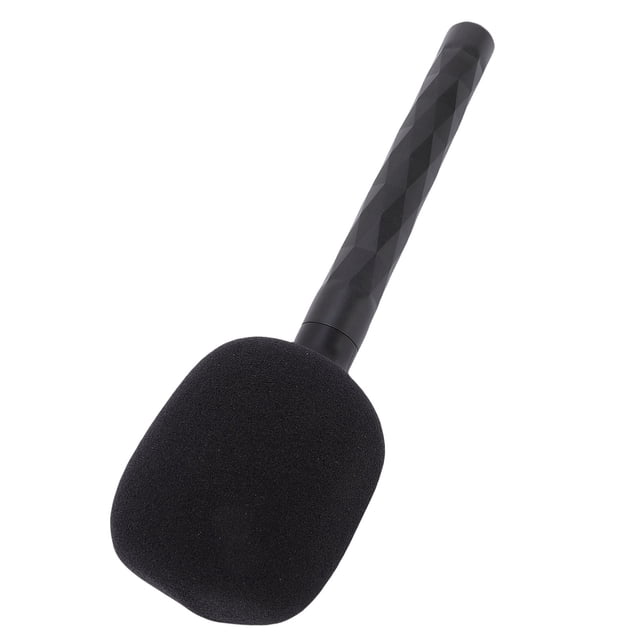 Adaptador De Micrófono Inalámbrico De Mano, De Micrófono Práctico Ampliamente Compatible, Reducción De Ruido Con Espuma A Prueba De Viento Para Entrevistas Improvisadas