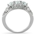 thumbnail image 2 of Silvago Jewel Timeless 1.5 Ct Round Cut Lab Created Diamond Ring - 14K White Gold Plated - Gorgeous Engagement Ring for Women - Perfect for Anniversaries and Birthdays - Promise Wedding Gifts for Her, 2 of 3