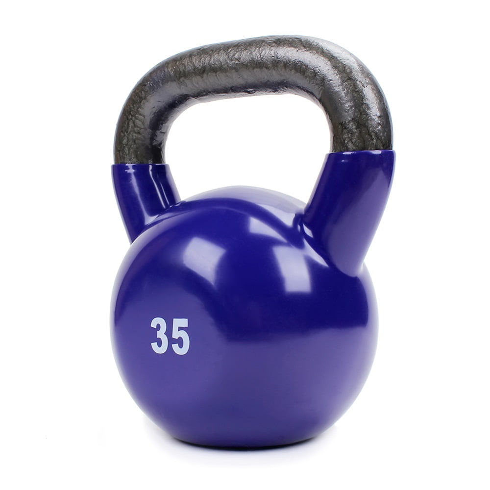 XPRT Vinyl Kettlebell Set 25lb+30lb+35lb