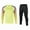 light yellow, variant on Men And Teens Goalkeeper Jersey Set Long Sleeve Soccer Goalie Uniform with Padded Shirt & Pants for Training & Match