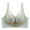 Blue, variant on Women's Comfortable Wirefree Lace Push-Up Adjustable Side Armpit Control Bra