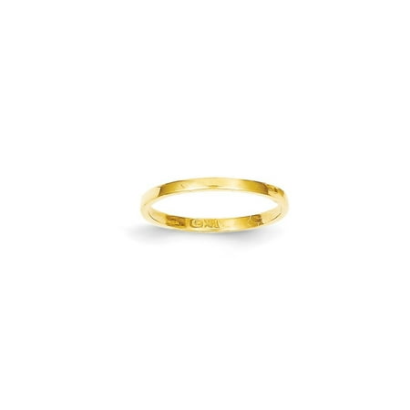 Ruby Gold Wedding Bands - ICE CARATS 14kt Yellow Gold Wedding Ring Band Childs Size 3.00 Baby Fine Jewelry Ideal Gifts For Women Gift Set From Heart