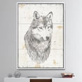 thumbnail image 3 of Wolf Wild and Beautiful III - Wildlife Animal Framed Canvas, 3 of 3